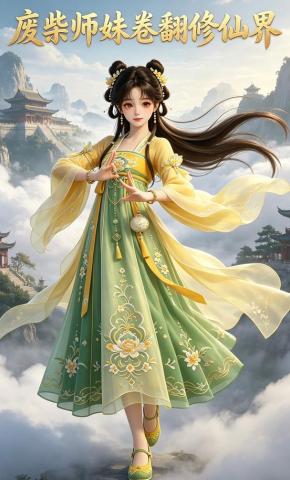 短剧《废柴师妹卷翻修仙界》海报