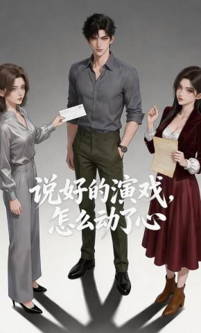 短剧《说好的演戏，怎么动了心》海报