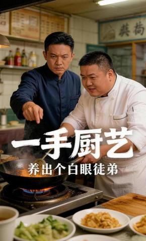 短剧《一手厨艺，养出个白眼徒弟》海报