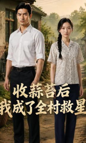 短剧《收蒜苔后，我成了全村救星》海报