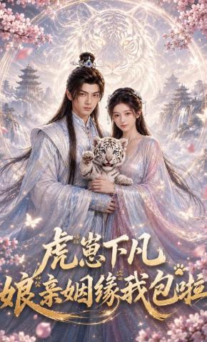 短剧《虎崽下凡：娘亲姻缘我包啦》海报