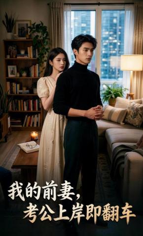 短剧《我的前妻，考公上岸即翻车》海报