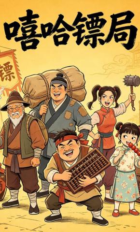 短剧《嘻哈镖局》海报