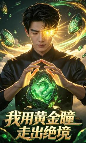 短剧《我用黄金瞳走出绝境》海报