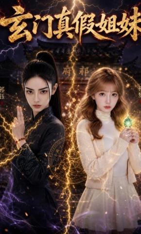 短剧《玄门真假姐妹》海报