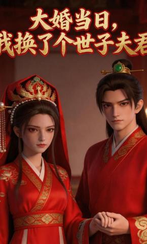 短剧《大婚当日，我换了个世子夫君》海报