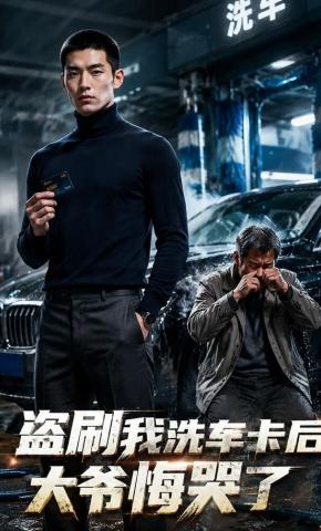 短剧《盗刷我洗车卡后，大爷悔哭了》海报