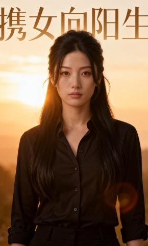 短剧《携女向阳生》海报