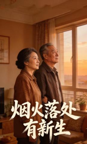 短剧《烟火落处有新生》海报