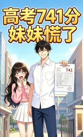 短剧《高考741分：妹妹慌了》海报