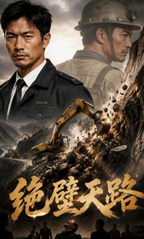 短剧《绝壁天路》海报