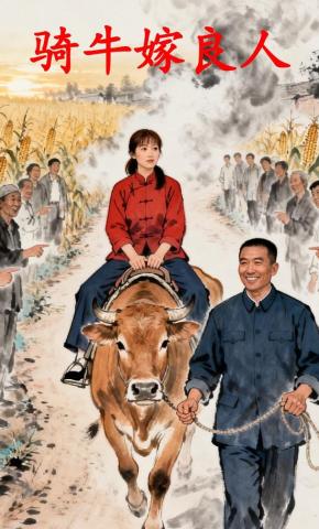 短剧《骑牛嫁良人》海报