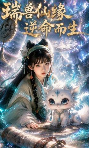短剧《瑞兽仙缘，逆命而生》海报