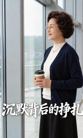 短剧《沉默背后的挣扎》海报