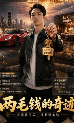 短剧《两毛钱的奇迹》海报