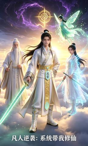 短剧《凡人逆袭：系统带我修仙》海报