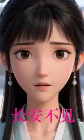 短剧《长安不见》海报