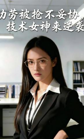 短剧《功劳被抢不妥协，技术女神来逆袭》海报