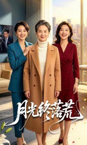 短剧《月光终落荒》海报