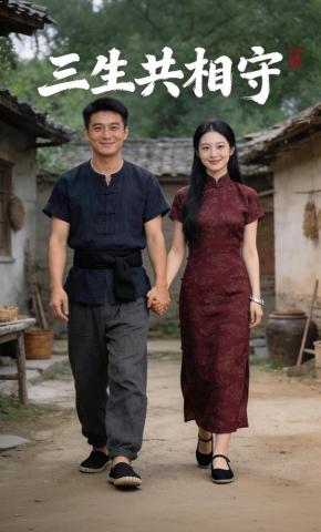 短剧《三生共相守》海报