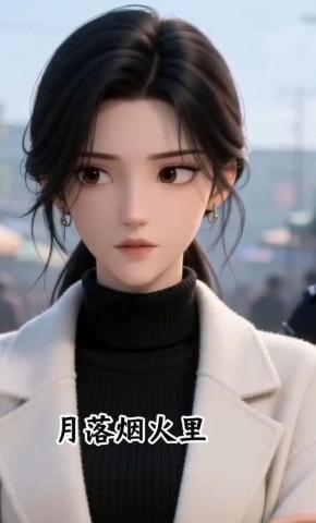 短剧《月落烟火里》海报
