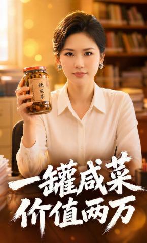 短剧《一罐咸菜，价值两万》海报