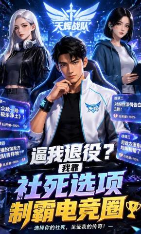 短剧《逼我退役？我靠社死选项制霸电竞圈》海报