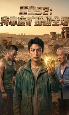 短剧《重生92：我靠废矿赚翻全场》海报