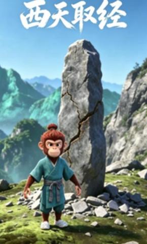 短剧《西天取经》海报