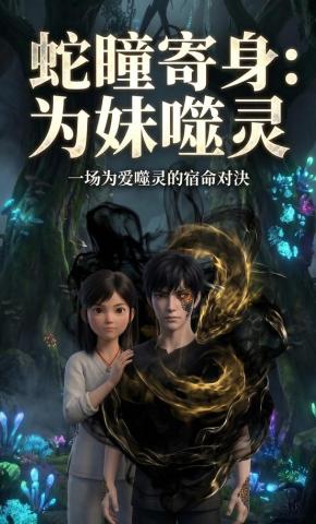 短剧《蛇瞳寄身：为妹噬灵》海报