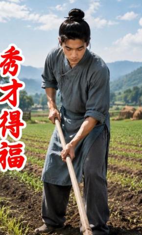 短剧《秀才得福》海报