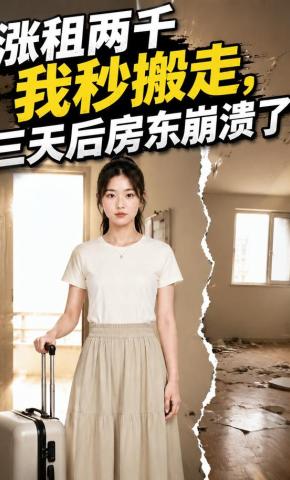 短剧《涨租两千我秒搬走，三天后房东崩溃了！》海报
