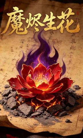 短剧《魔烬生花》海报