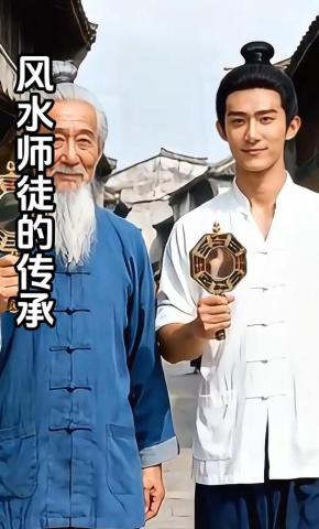 短剧《风水师徒的传承》海报