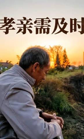 短剧《孝亲需及时》海报