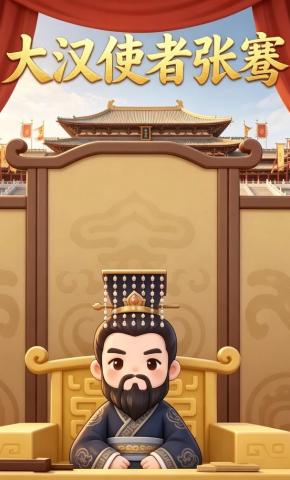 短剧《大汉使者张骞》海报