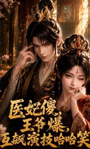 短剧《医妃傻，王爷爆，互飙演技哈哈笑》海报