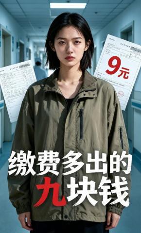 短剧《缴费多出的九块钱》海报