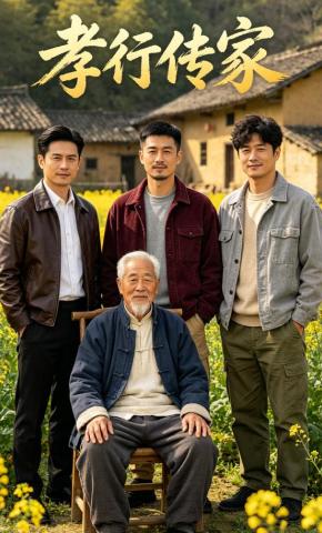 短剧《孝行传家》海报