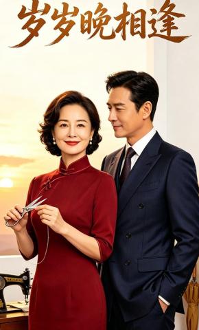 短剧《岁岁晚相逢》海报