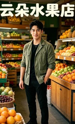 短剧《云朵水果店》海报