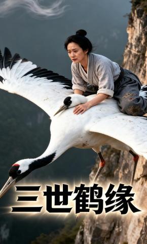 短剧《三世鹤缘》海报
