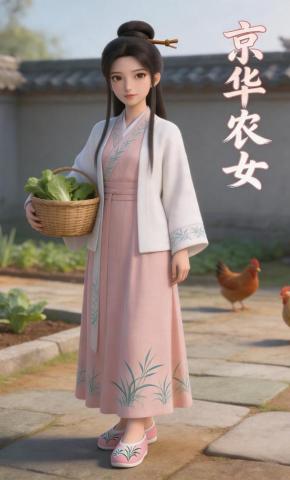 短剧《京华农女》海报