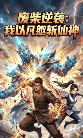 短剧《废柴逆袭：我以凡躯斩仙神》海报