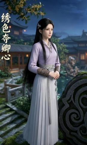 短剧《绣色夺卿心》海报
