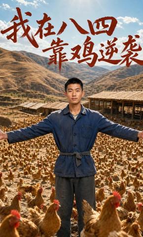 短剧《我在八四靠鸡逆袭》海报
