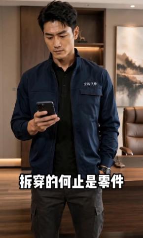 短剧《拆穿的何止是零件》海报