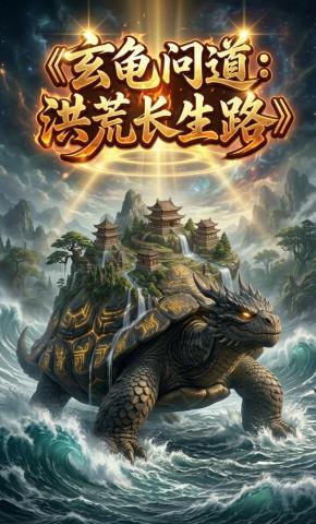 短剧《玄龟问道：洪荒长生路》海报