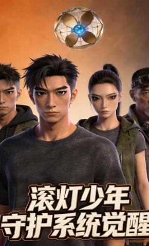 短剧《滚灯少年：守护系统觉醒》海报