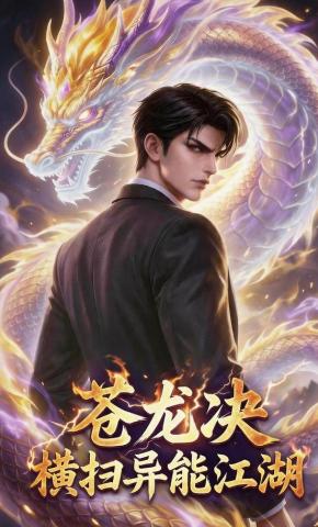短剧《苍龙诀：横扫异能江湖》海报